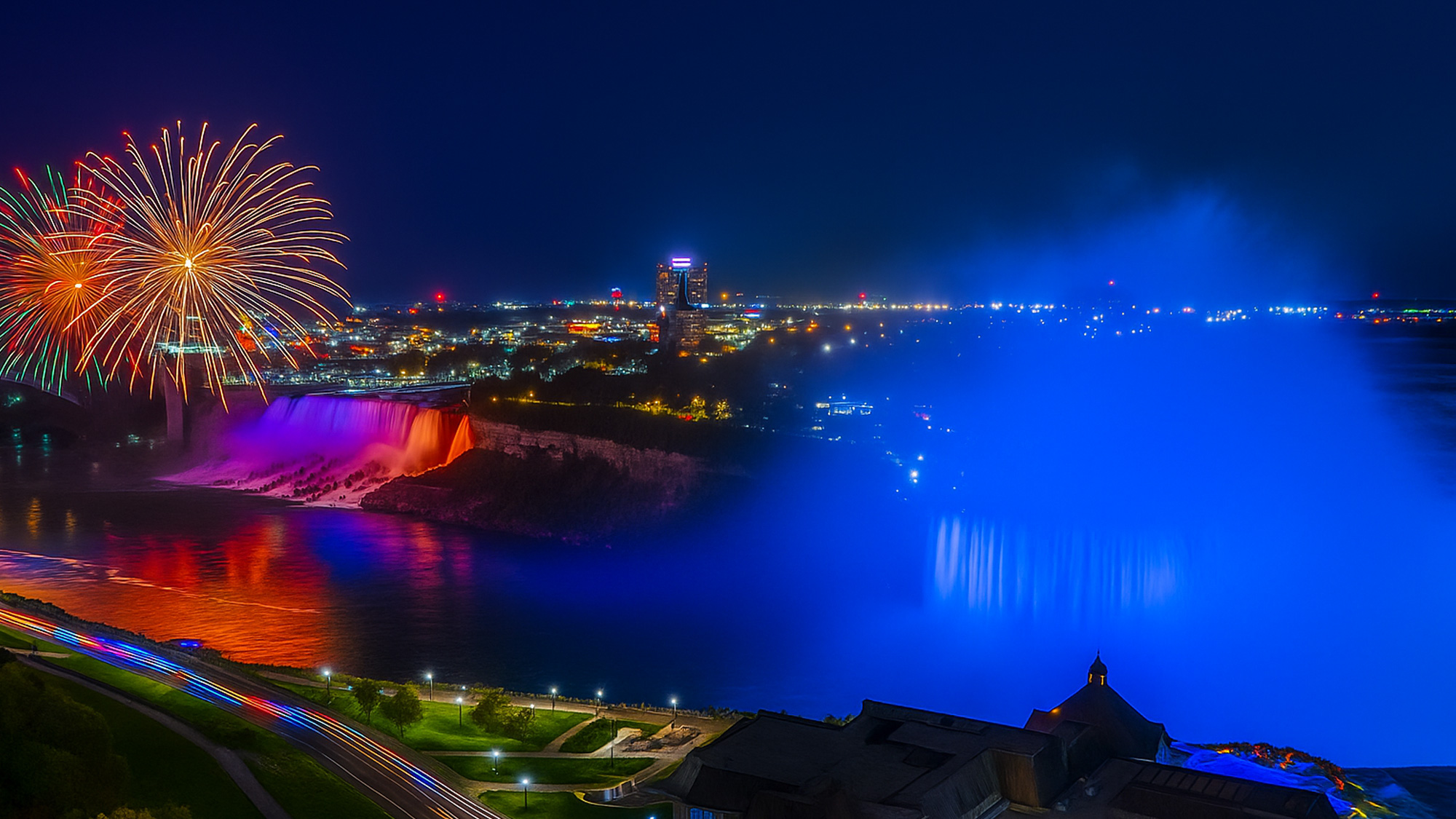 Niagara Falls Fireworks